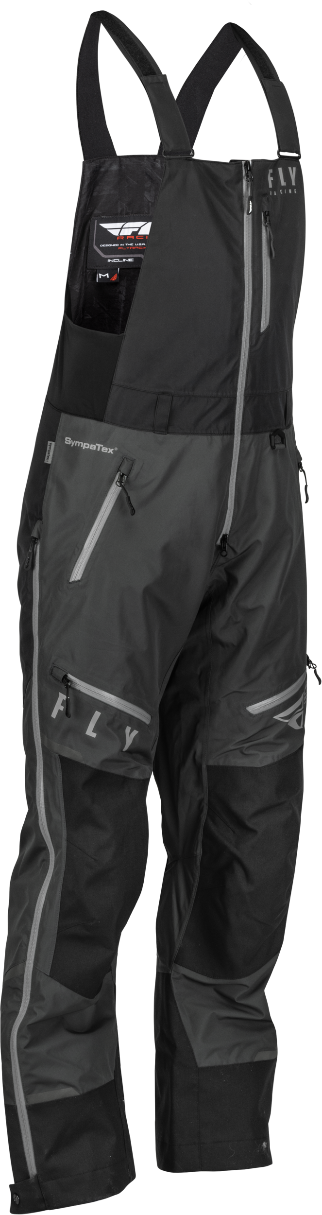 Fly Racing Incline Bib Black/Charcoal 2x 470-42422X