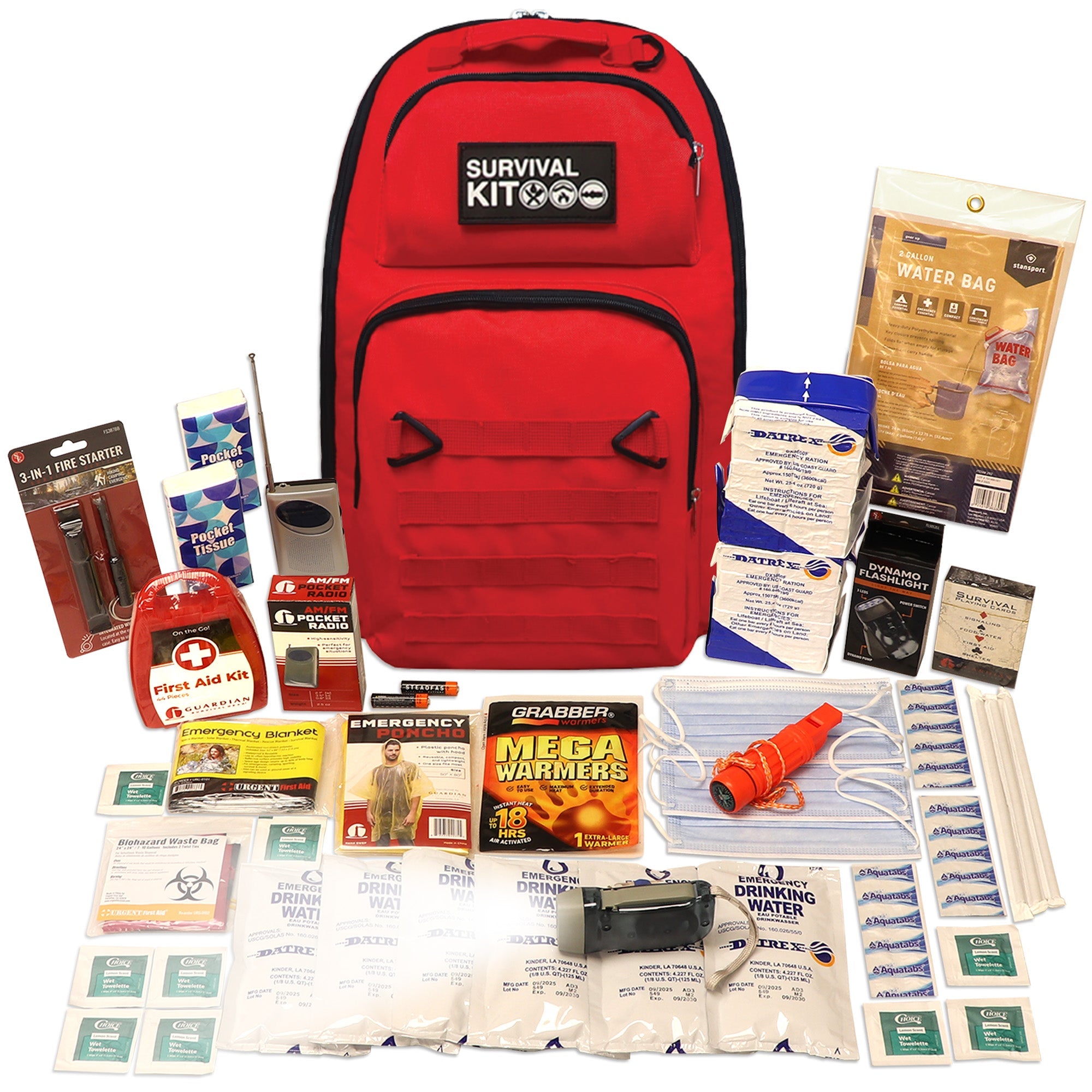 Prepared Survival Kit -  Emergency & Disaster Go Bag