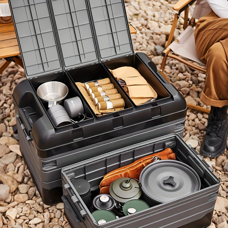 Foldable Camping Stool with Backrest & Storage Bag Portable Fishing Seat Outdoor Chair