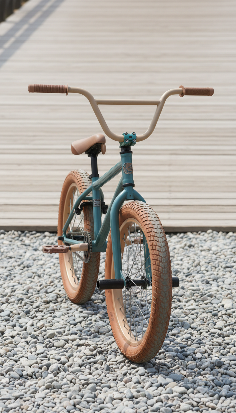 BMX Bike with Fat All-Terrain Tires