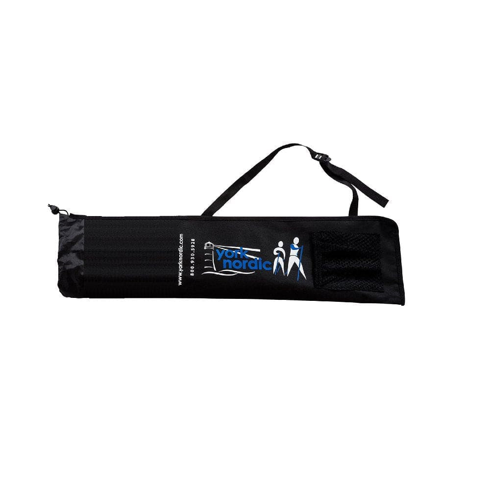 Official Nordic Walking Poles - True Nordic Glove Grip w-flip locks, detachable feet and travel bag - pair - For Heights up to 6’2”